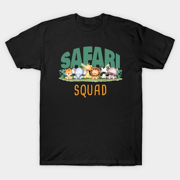 Safari Squad – Kids & Adults Wild Animals Staff & Visitor T-Shirt by Destination Christian Faith Designs